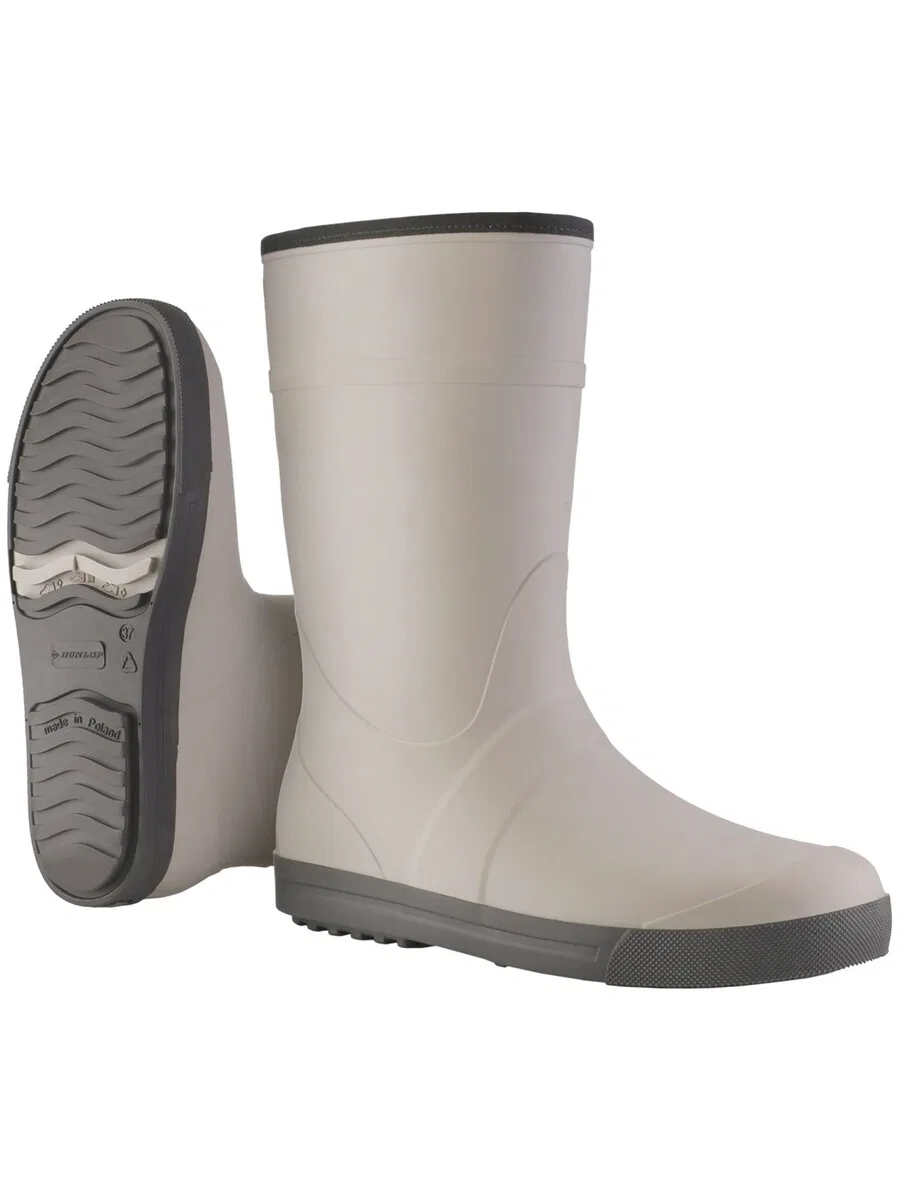Резиновые сапоги DUNLOP 'Gummistiefel Amsterdammer in grau' серого цвета — фото 2