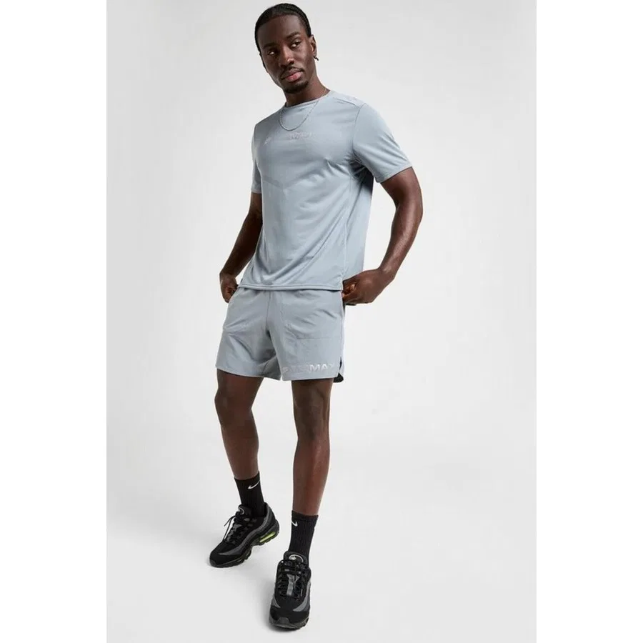 Шорты спортивные с принтом Dri-Fit Airmax Performance Nike, Серый — фото 4
