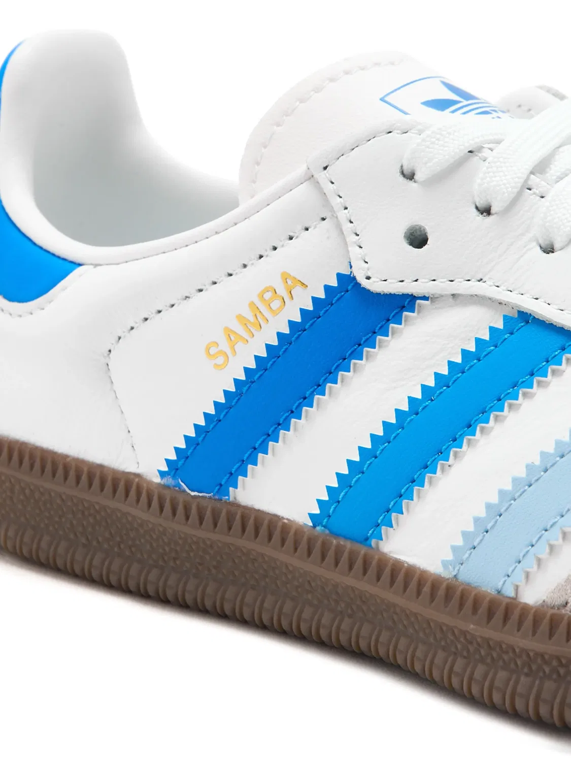 Кроссовки Samba с шнуровкой Adidas, белый — фото 4