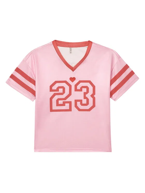 Футболка regular fit Lulu Kids Only, розовый