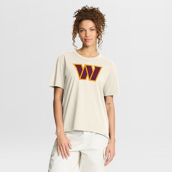 

Женская футболка washington commanders dove legacy cream Fanatics, Серый, Женская футболка washington commanders dove legacy cream Fanatics