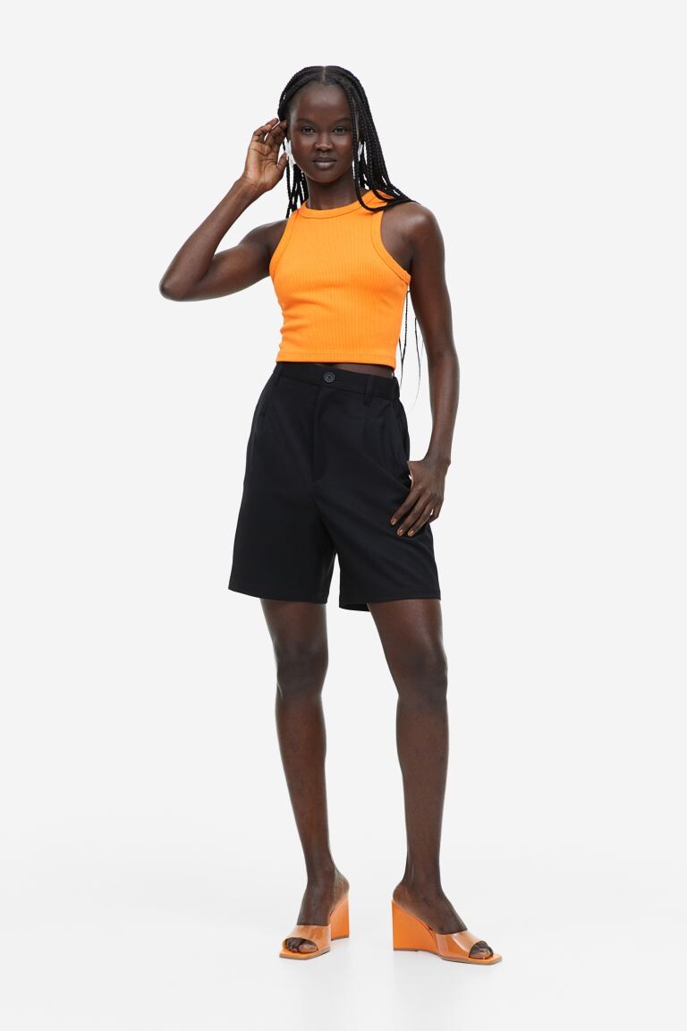 

Платье-шорты H&M, черный