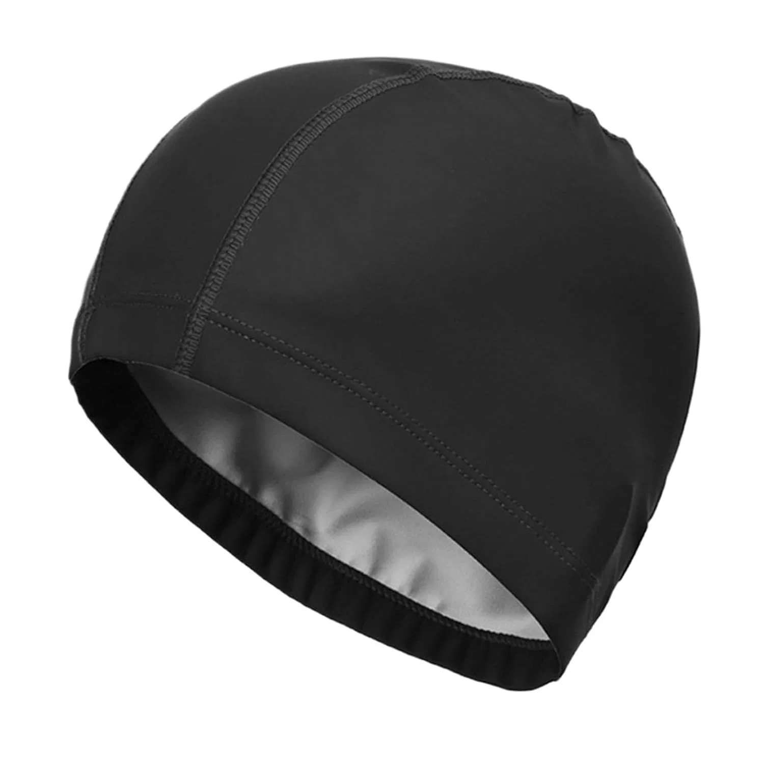 Плавательная шапочка из PU-ткани, DQZRTUECA, 32x20 см, Schwarz — фото 2