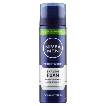 Пена для бритья Nivea Protect & Care, 200 мл