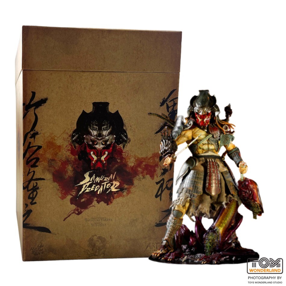 

Коллекционная фигурка Hot Toys Alien vs. Predator, Samurai Predator With Diorama Base AC01, 35 см