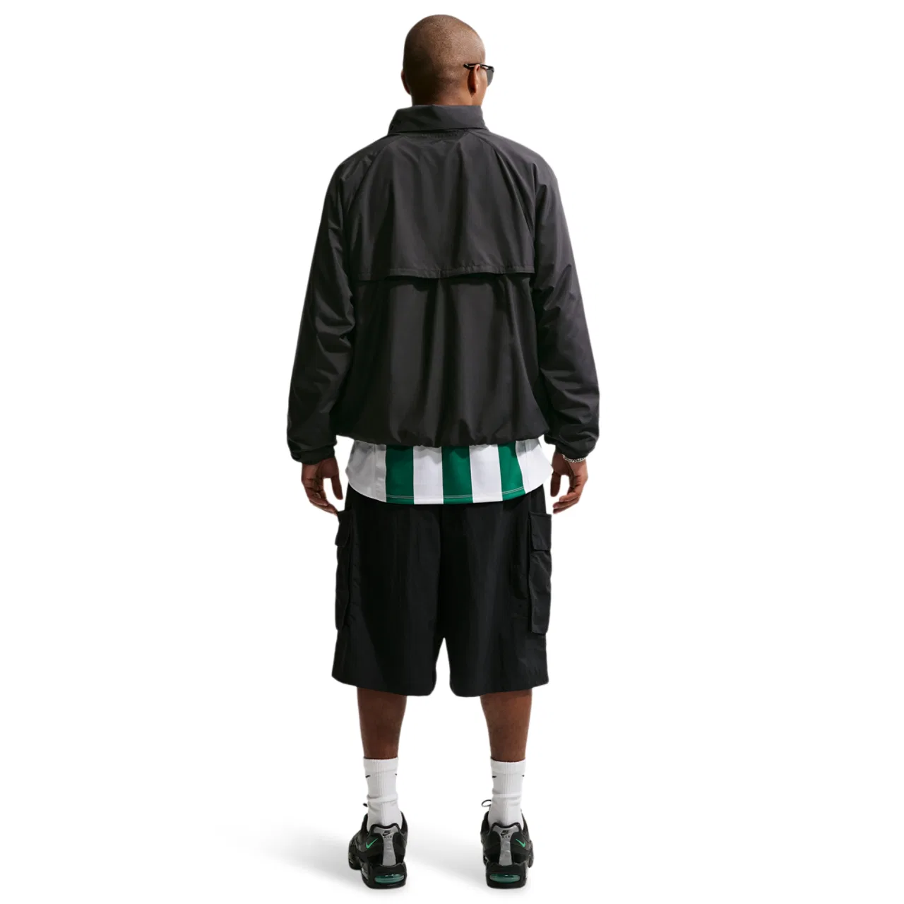 Ветровка мужская Windrunner Nike, черный/белый — фото 4
