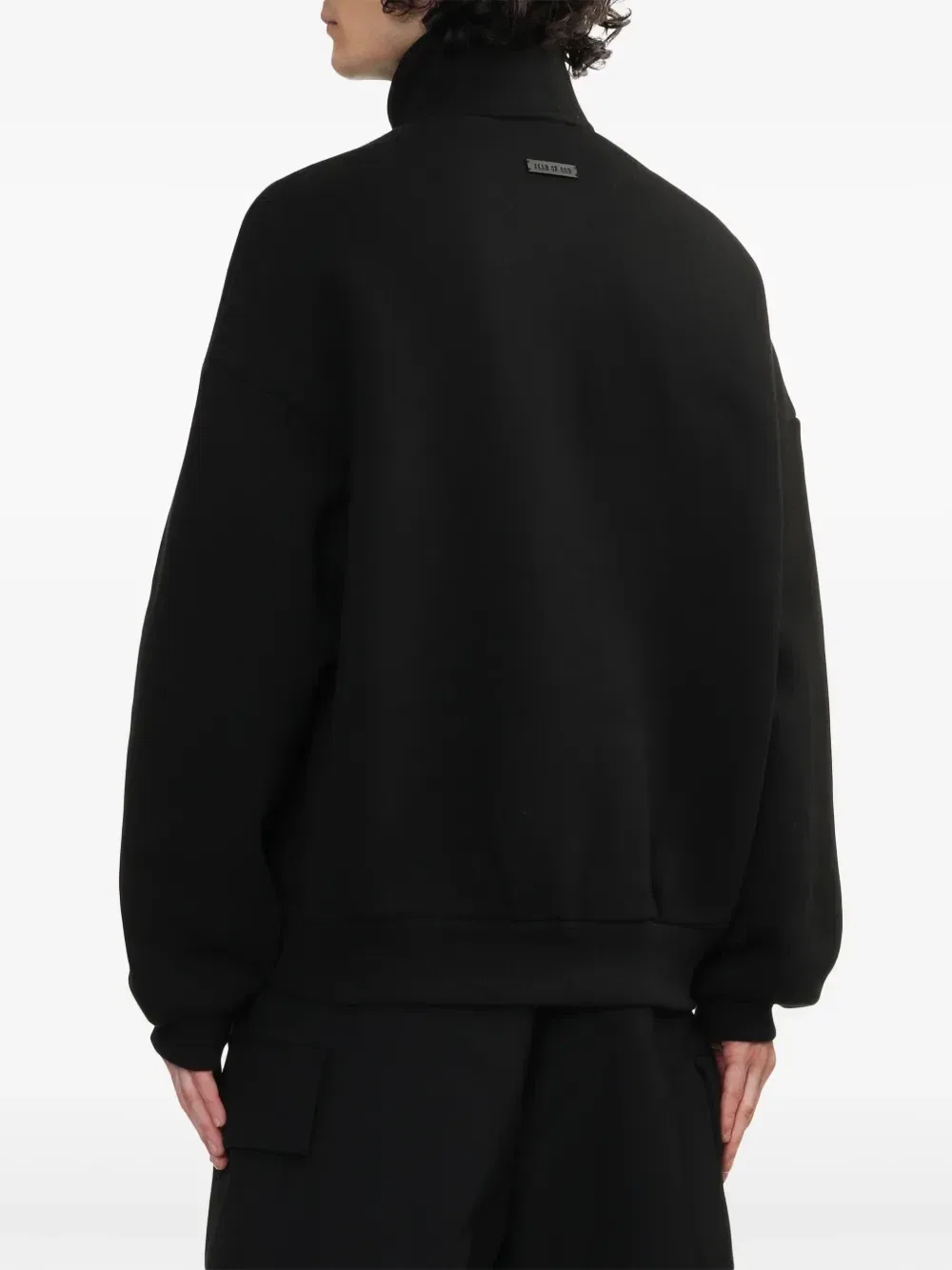 Толстовка с воротником на молнии Fear Of God, черный — фото 4
