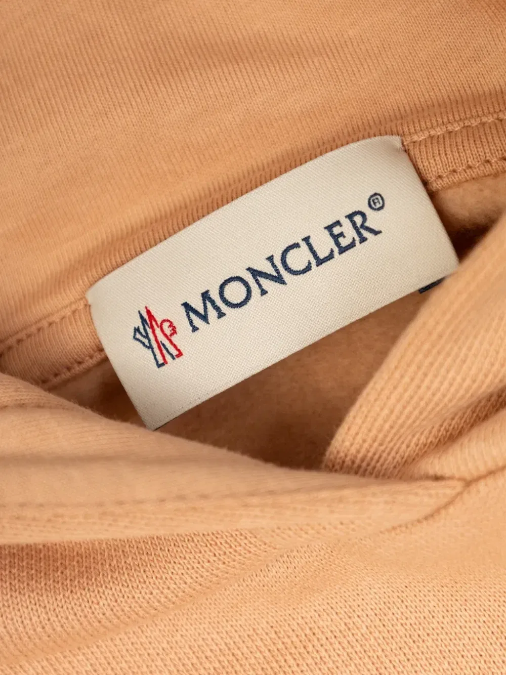Худи с вышитым логотипом Moncler Enfant, розовый — фото 4