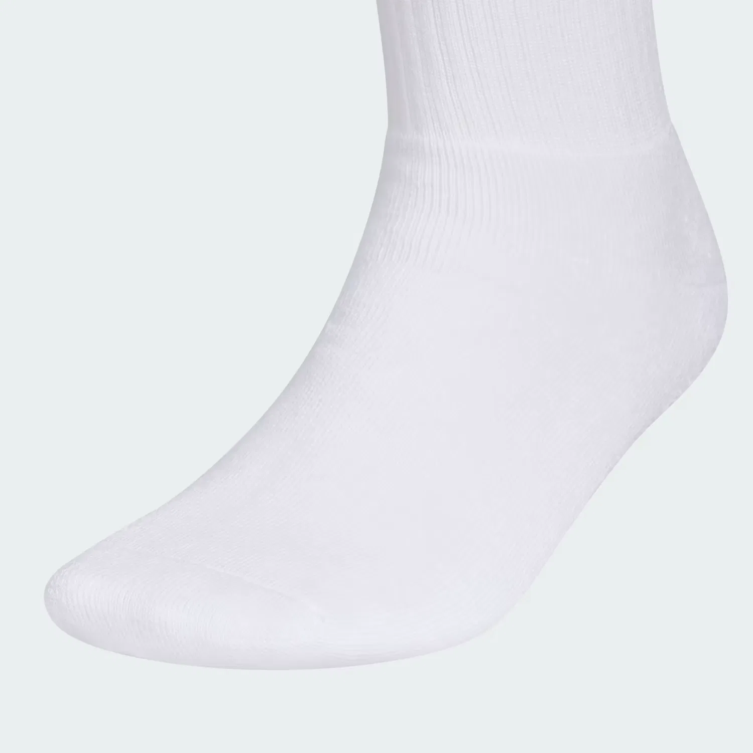 Носки-квотер влагоотводящие, 6 пар, Trefoil 2.0 Adidas Originals, бело-черный — фото 3