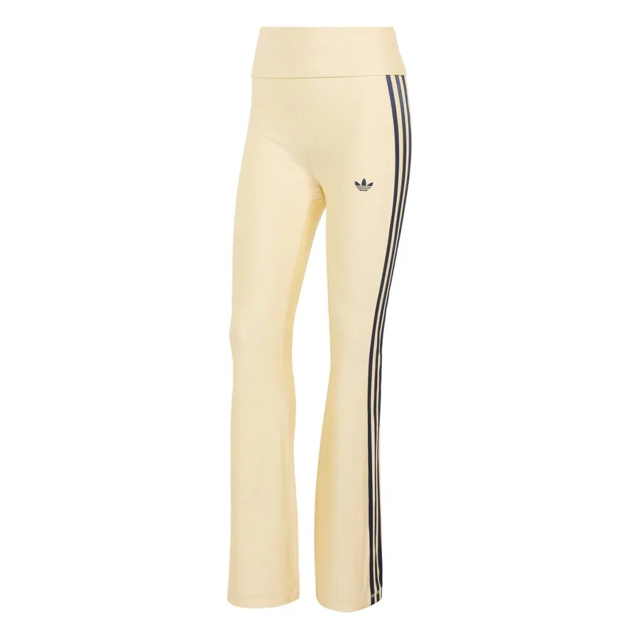 Спортивные брюки ADIDAS PERFORMANCE Boot cut светло-желтого цвета