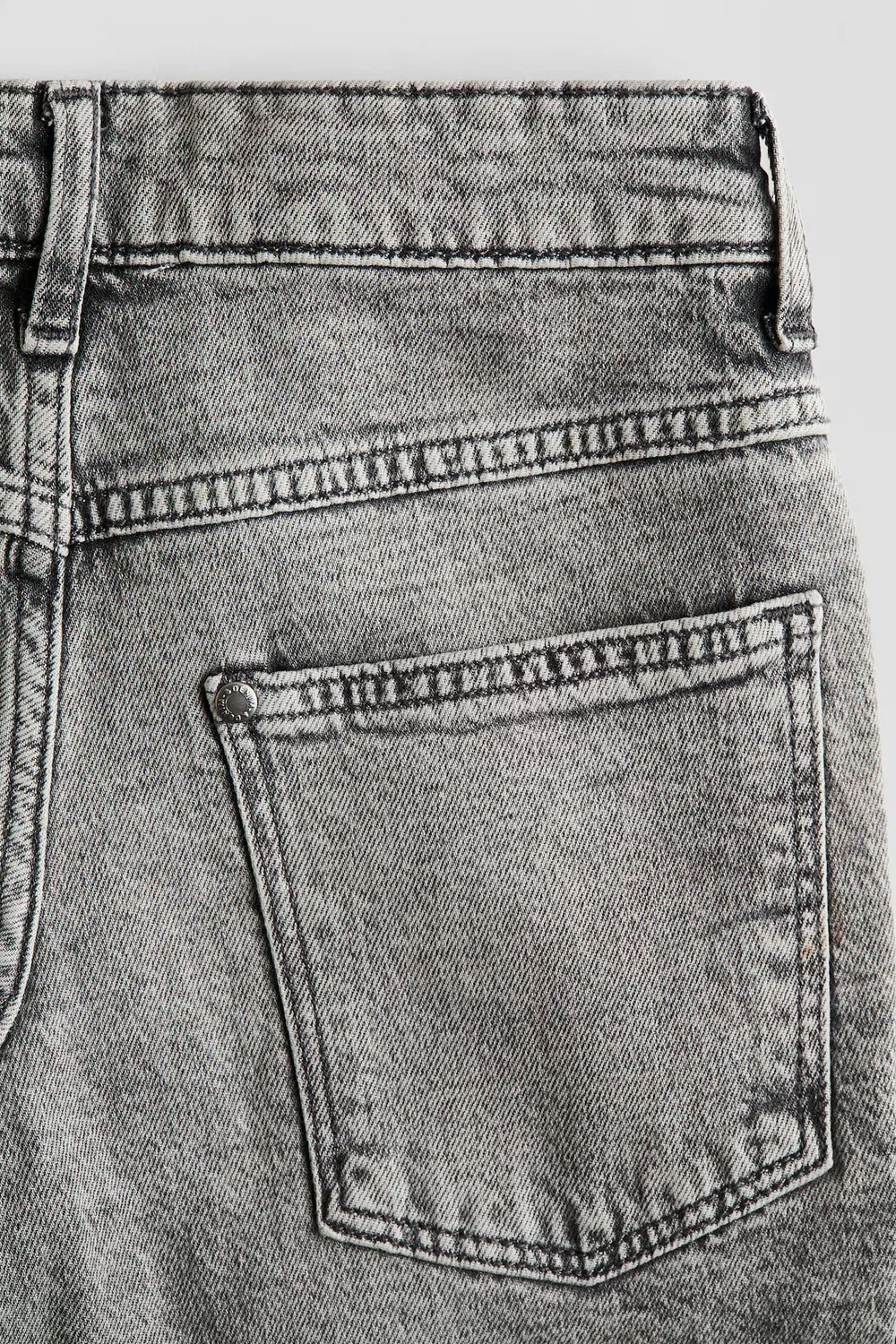 Свободные джинсы зауженного кроя H&M, Denimgrau — фото 3