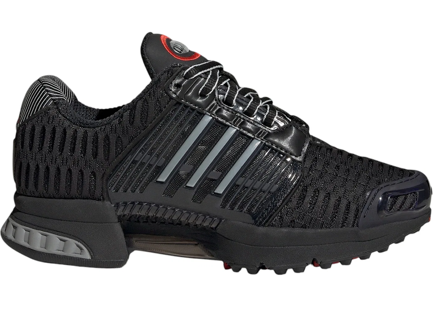 Детские кроссовки Lifestyle с перфорацией Adidas Climacool 1, Core Black Matte Silver Red