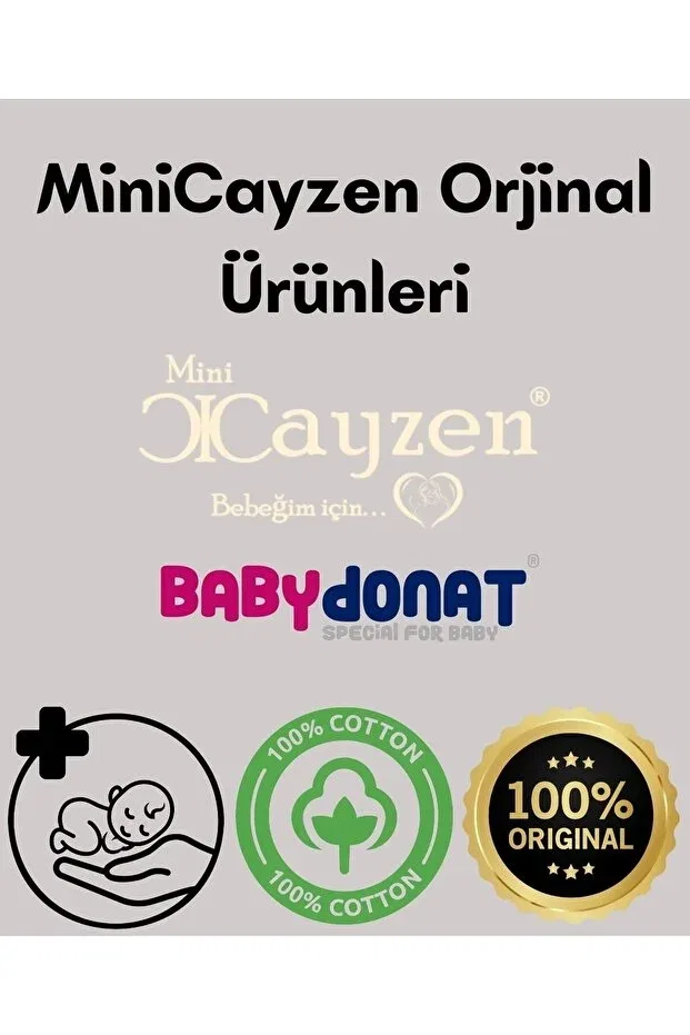 Детское боди-комбинезон для девочек с цветочным принтом Babydonat, Salmon — фото 4