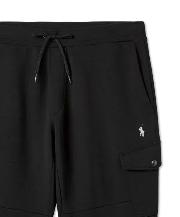Тренировочные джоггеры из двойного трикотажа, Polo Ralph Lauren, черный — фото 3