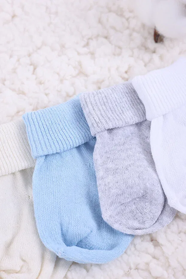 Детские носки для мальчиков хлопковые набор 5 шт Basics Baby Maa, Çok Renkli — фото 3