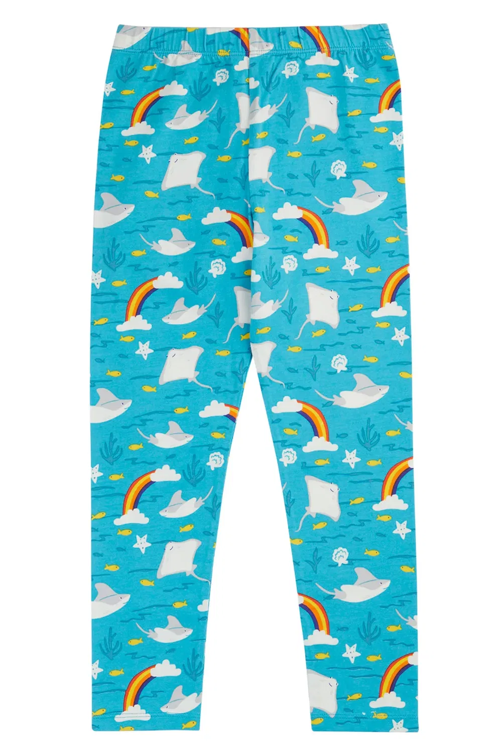 Детские леггинсы с принтом Libby Frugi, Blue — фото 2