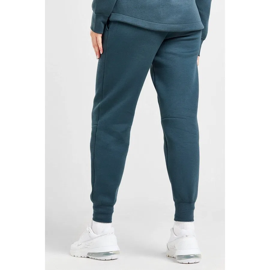 Женские спортивные штаны Tech Fleece с зауженным кроем Nike, Темно-зеленый — фото 2
