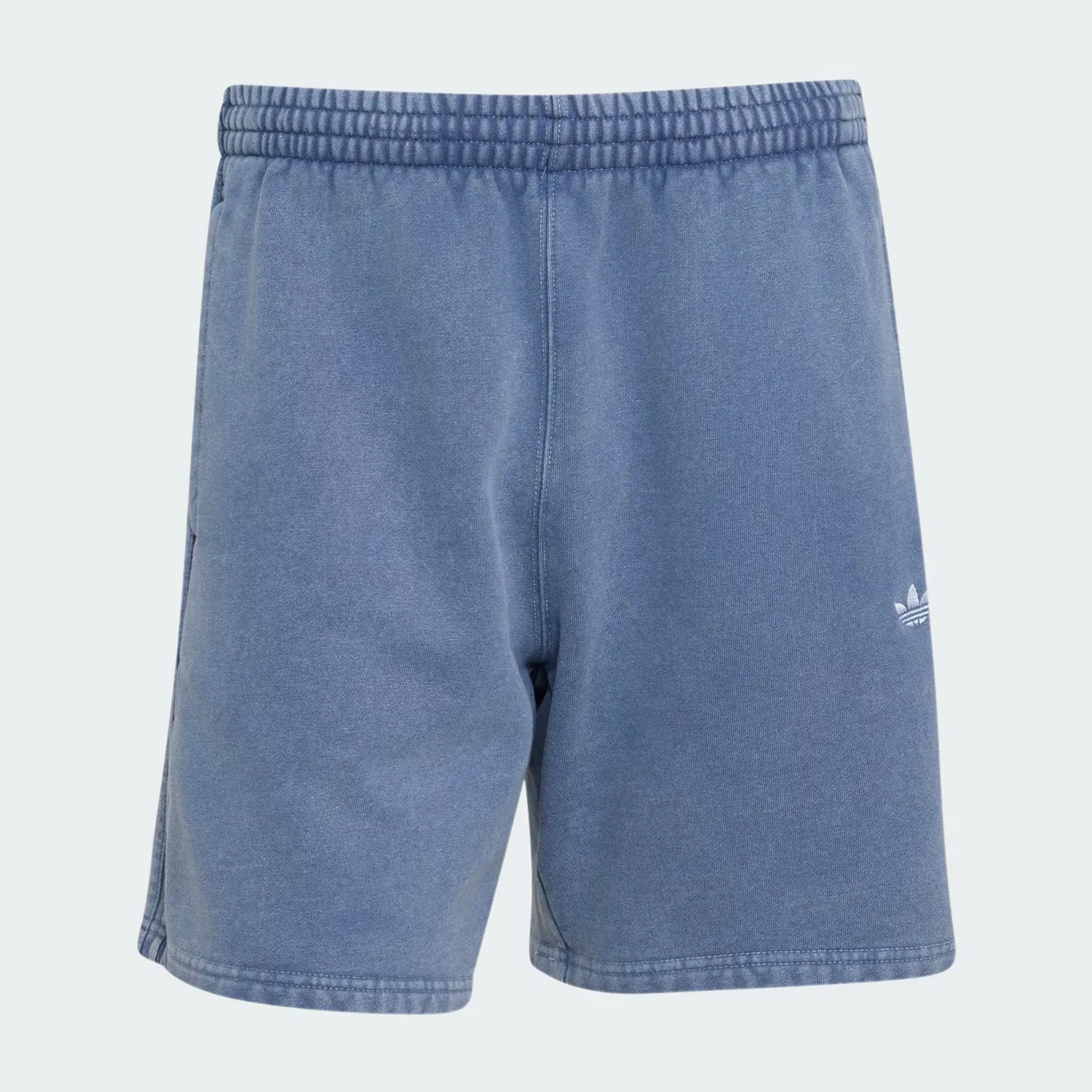 Мужские шорты из флиса Trefoil Essentials Washed Adidas Originals, темно-синий — фото 4