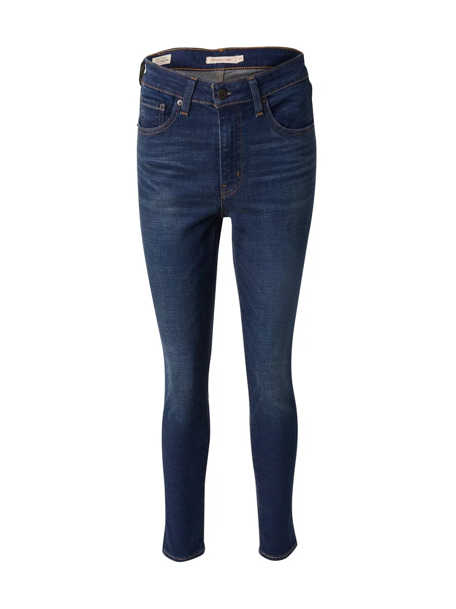 Джинсы LEVI'S Slim fit '721 High Rise Skinny' темно-синего цвета