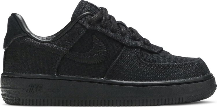 

Кроссовки Nike Stussy x Air Force 1 Low PS 'Black', черный