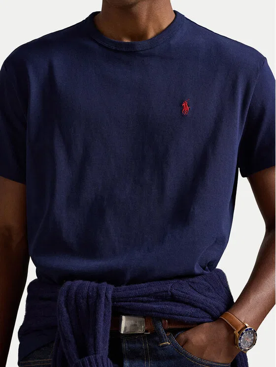 Футболка regular fit Classics Polo Ralph Lauren, темно-синий — фото 4