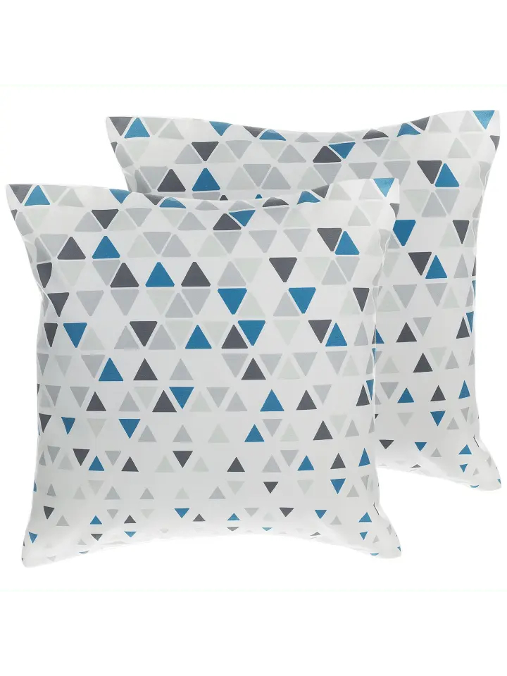 

Декоративная подушка Beliani 2er Set Deko CLEOME, цвет bunt/weiß/blau