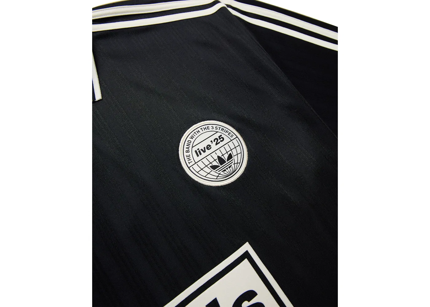 Мужская джерси с жаккардовым узором Adidas Jersey, Black — фото 3