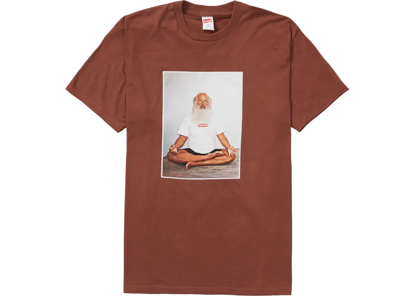 Мужская футболка с принтом Rick Rubin Tee Supreme, Brown