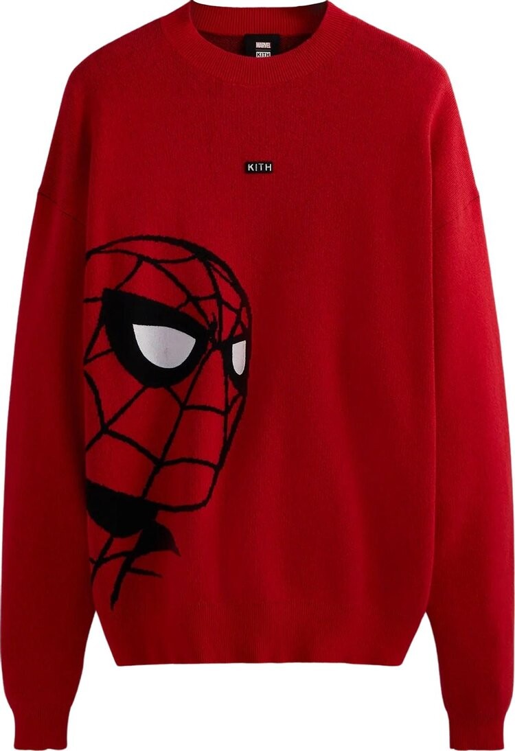 

Толстовка Kith For Spider-Man Hero Crewneck 'Retro', красный