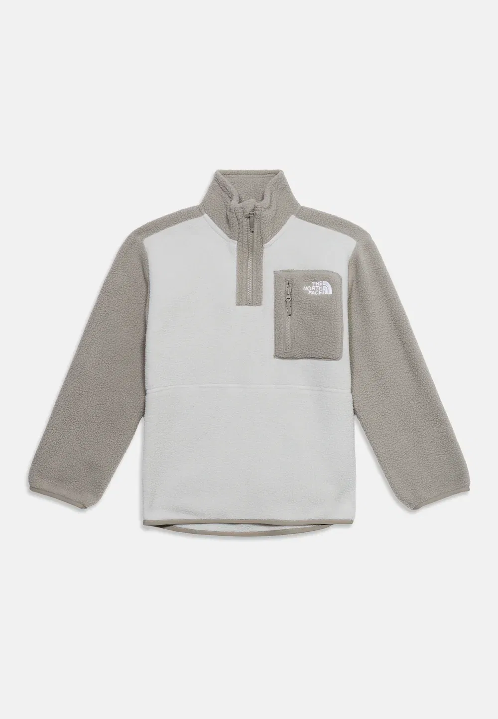 Джемпер унисекс Yumiori на молнии из флиса The North Face, Cumulus Cloud/Stone Slab