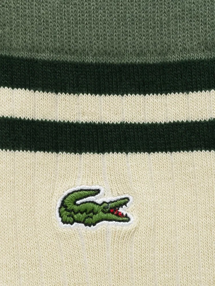 Носки мужские мидл, цветные блоки LACOSTE, Beige — фото 2