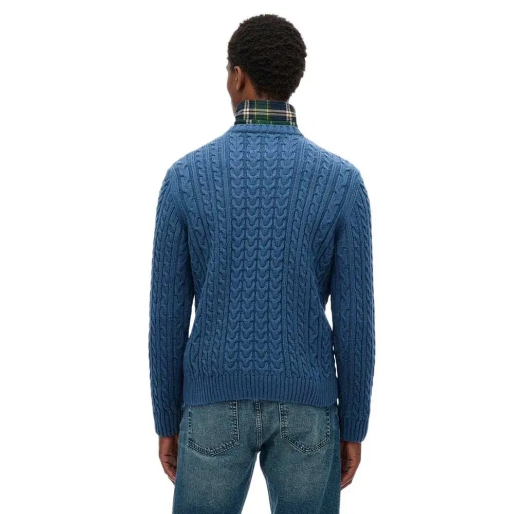 Свитер Jacob Superdry, синий — фото 2