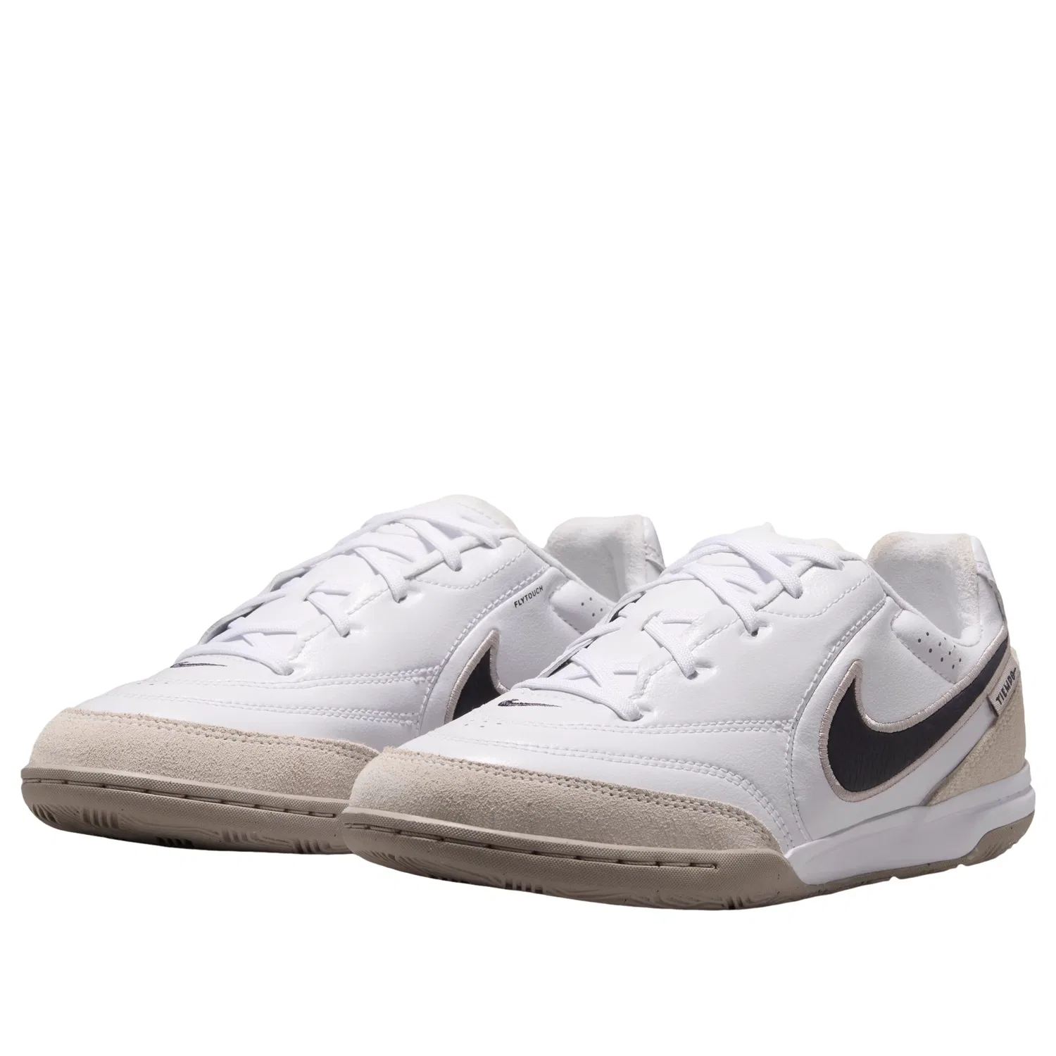 Детские кроссовки для футбола Nike Tiempo Streetgato White Moon Particle, белый — фото 4