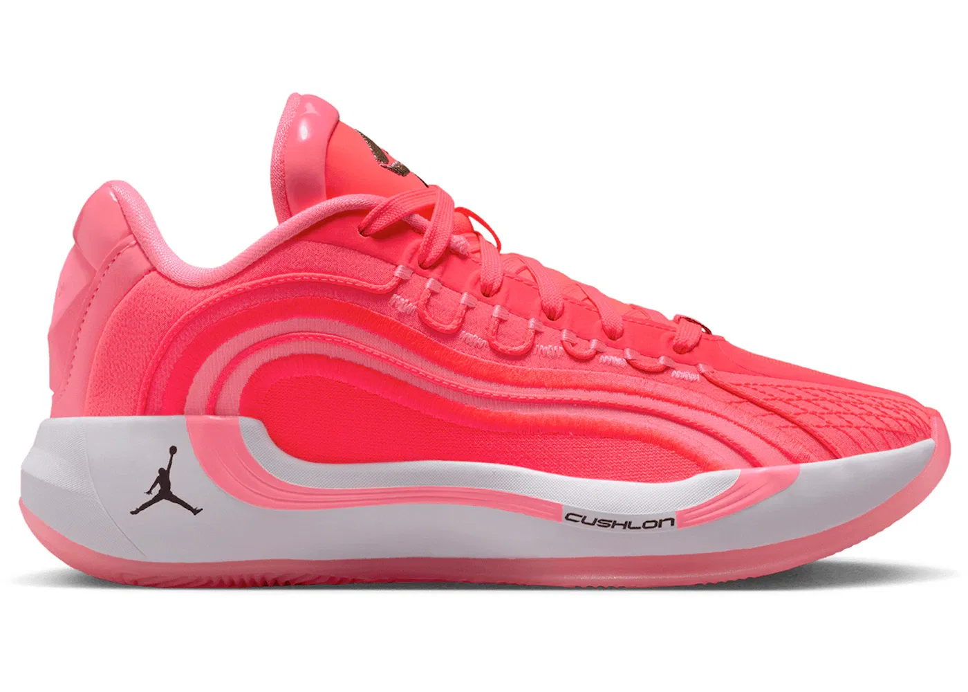 Детские кроссовки для баскетбола Jordan Luka 4 Jordan, Flash Crimson/Black/Sunset Pulse/White/Metallic Gold