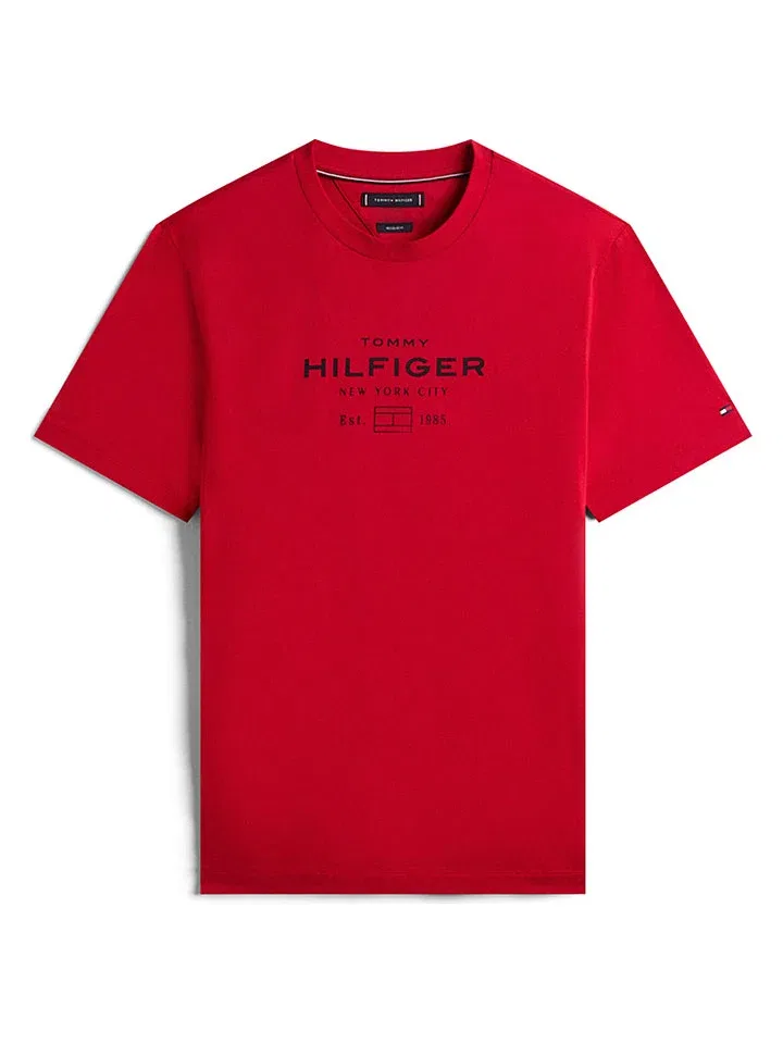 Рубашка больших размеров Tommy Hilfiger, красный — фото 3