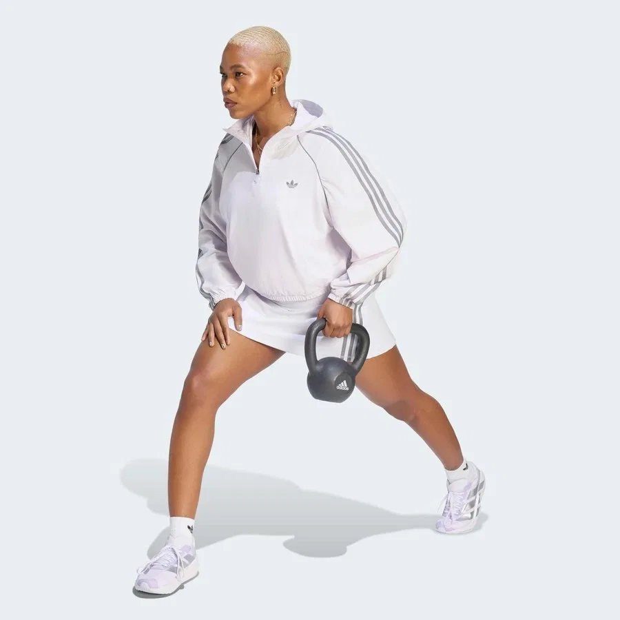 Спортивный свитшот с высоким воротником Cover Up adidas, Фиолетовый — фото 3