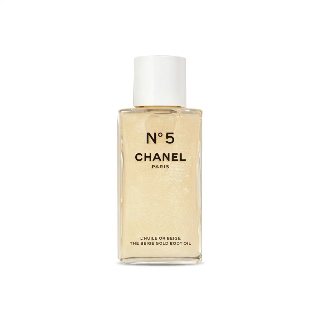 Масло для тела с эффектом пилинга Platinum Skin-Refining Essence Oil, CHANEL, 250 мл, Beige Gold/White Gold — фото 4