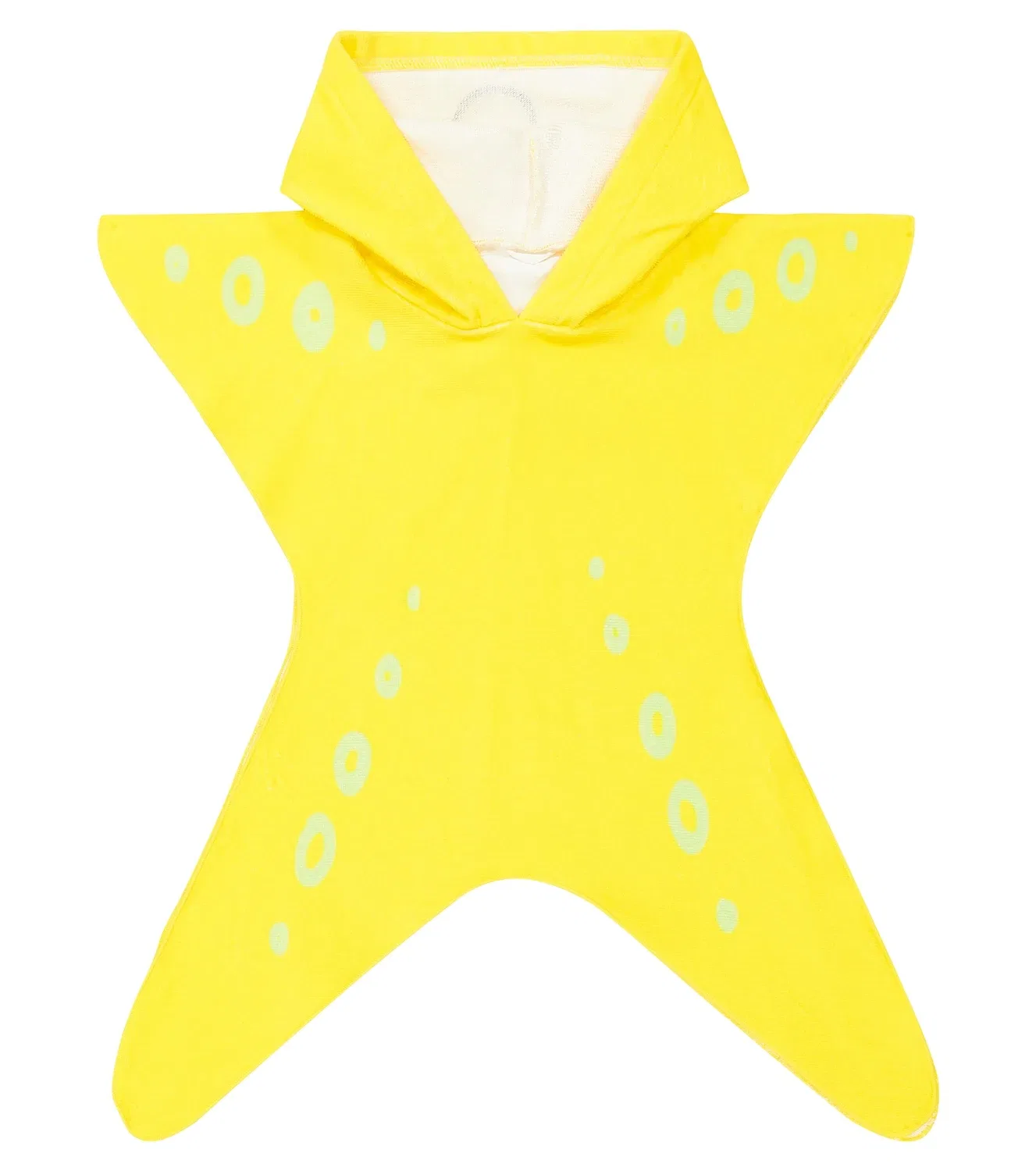 Пляжное полотенце из хлопковой махры Stella McCartney Kids, желтый