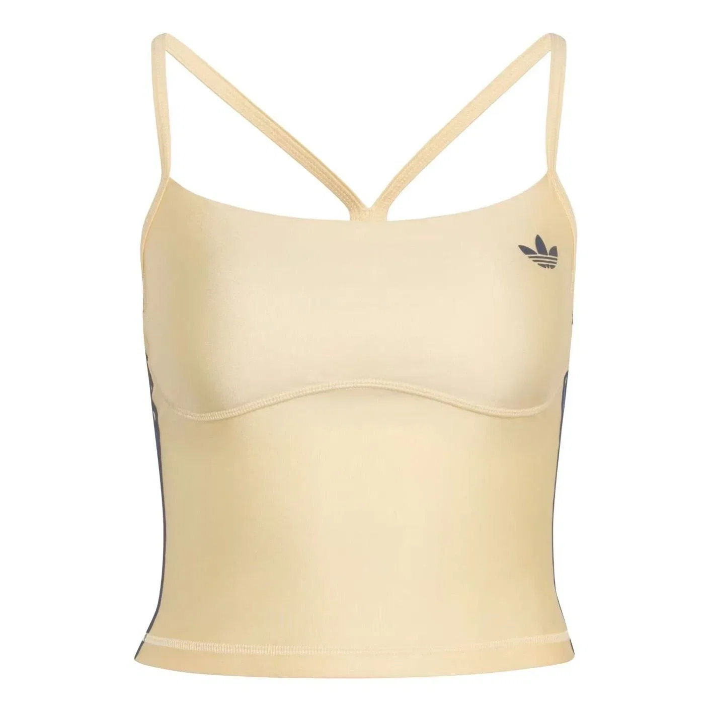 Женский топ без рукавов с принтом Adidas Warm Vanilla, желтый