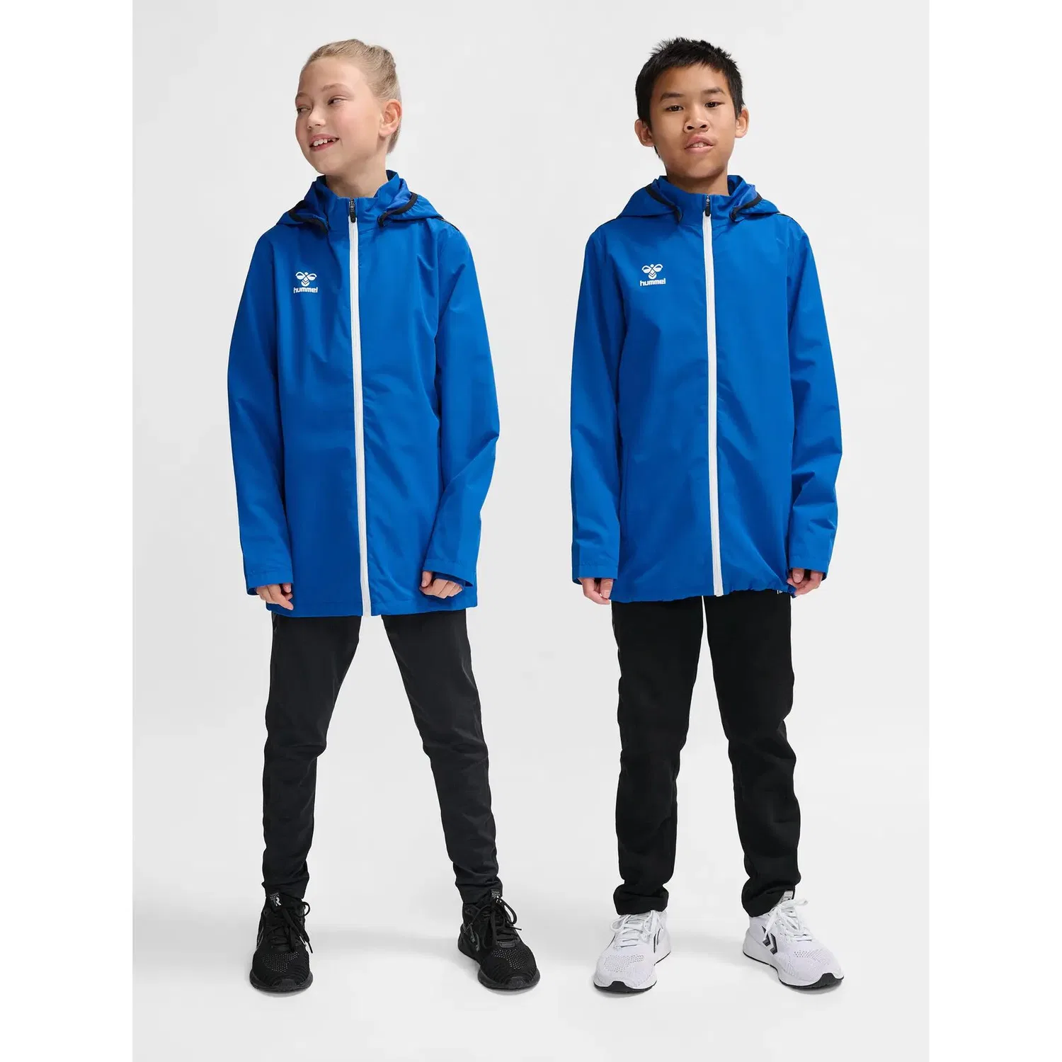 Детская водонепроницаемая куртка Hummel Authentic, Blau Atlantikblau — фото 2