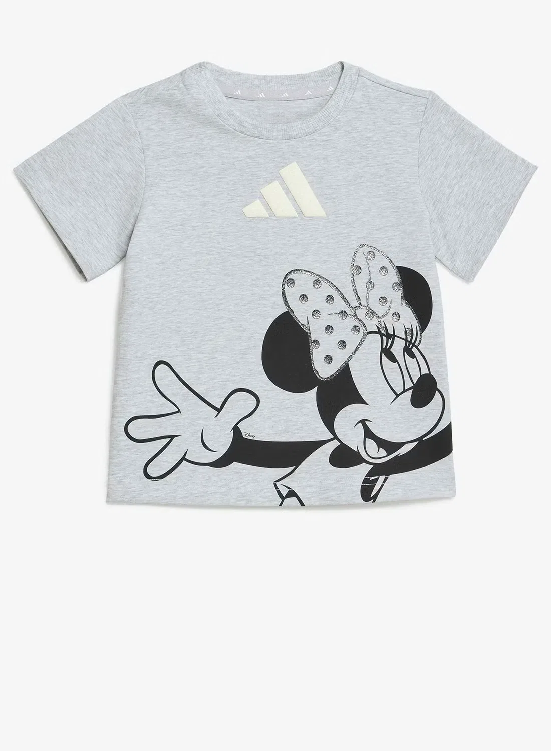 Комплект спортивный с эластичным поясом Disney Minnie Mouse Adidas, серый — фото 2