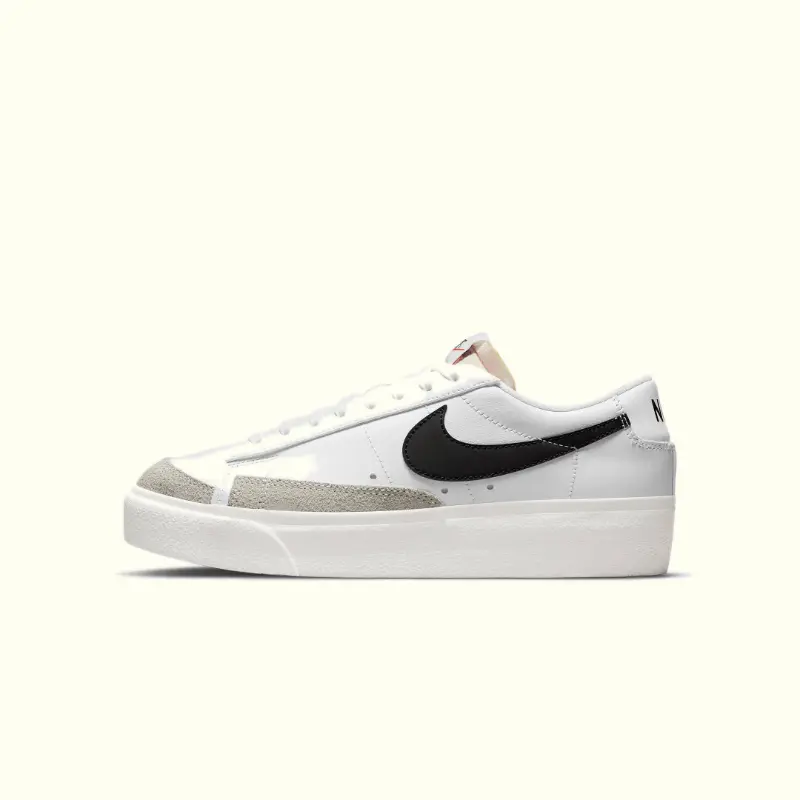 

Кеды Nike Blazer Low Platform, белый/черный