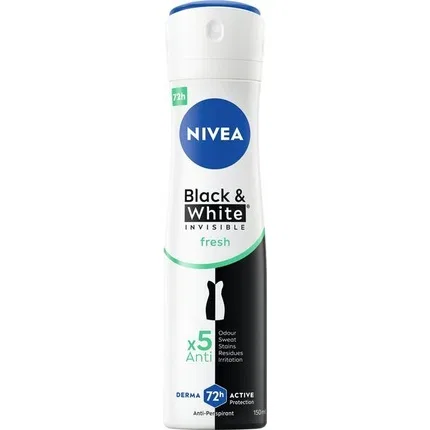 Дезодорант-спрей для женщин Black & White Fresh NIVEA, 150 мл