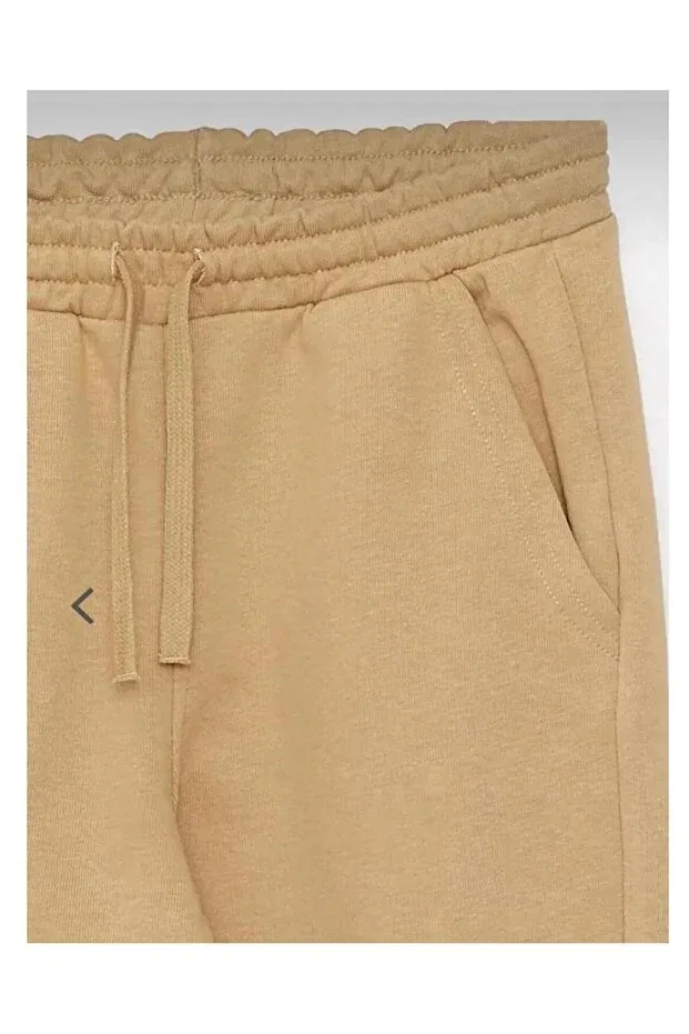Детские спортивные штаны для девочек хлопковые Generic Brands, Beige — фото 3