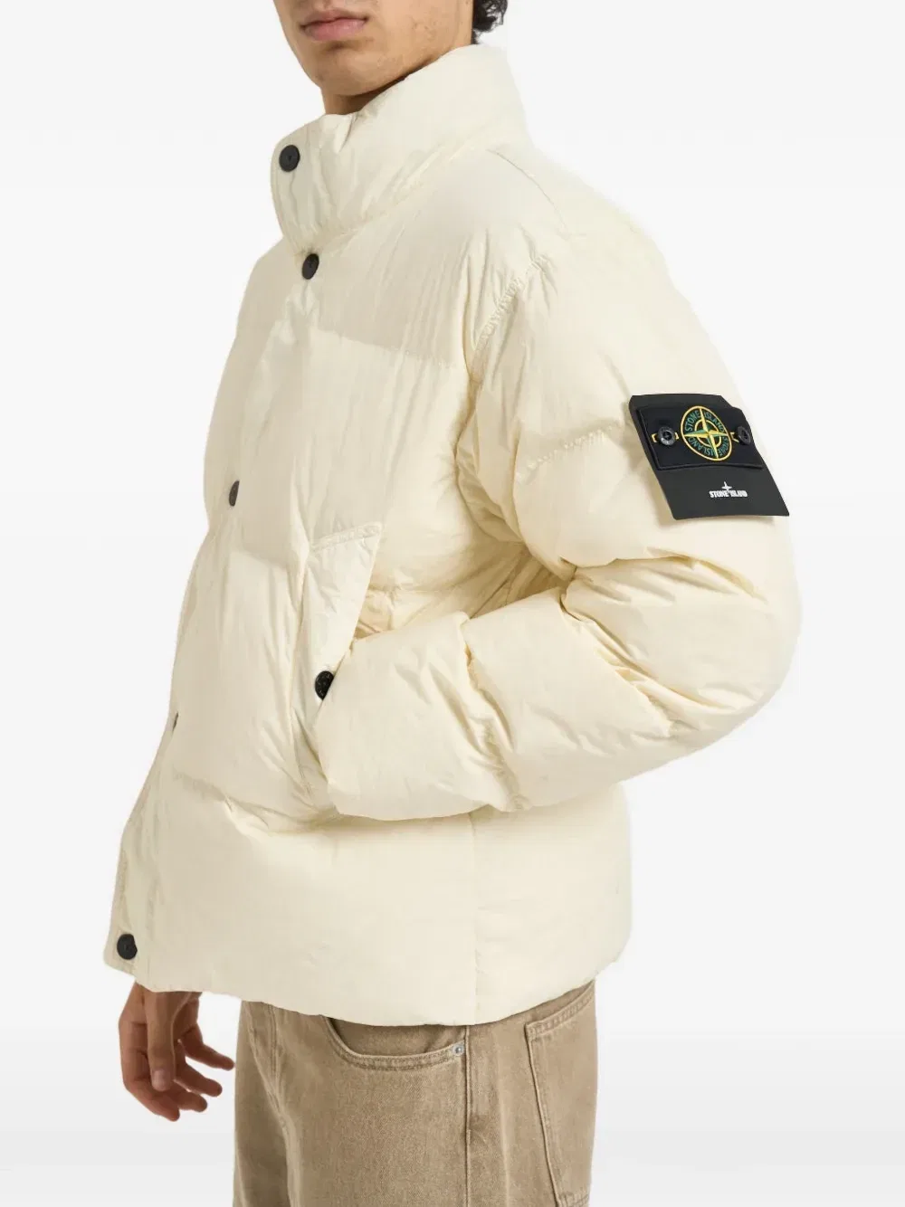 Пальто STONE ISLAND, бежевый — фото 2