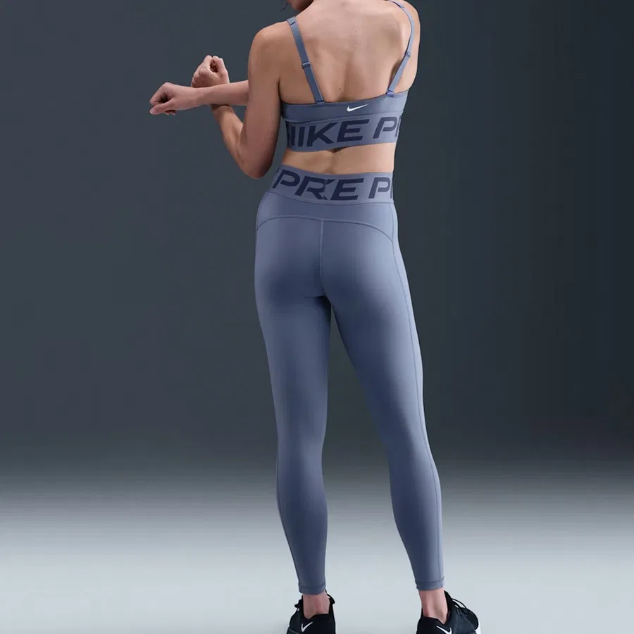 Спортивные леггинсы Nike Pro Sculpt с высокой посадкой, Синий — фото 4
