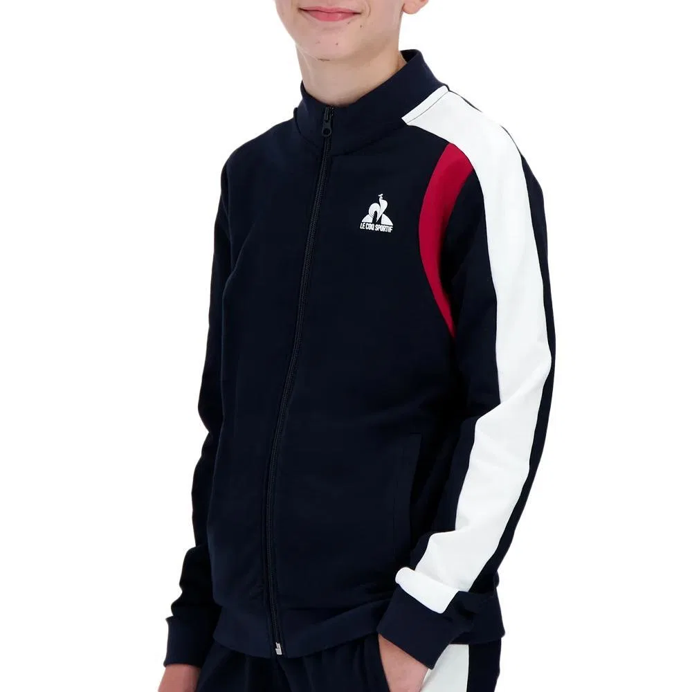 Детский свитшот с молнией Le Coq Sportif, Navyblau