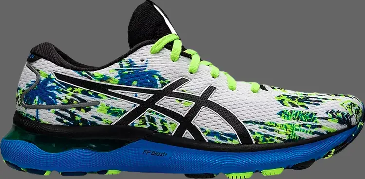 

Кроссовки gel nimbus 24 'coastal caricatures' Asics, белый, Белый;серый, Кроссовки gel nimbus 24 'coastal caricatures' Asics, белый