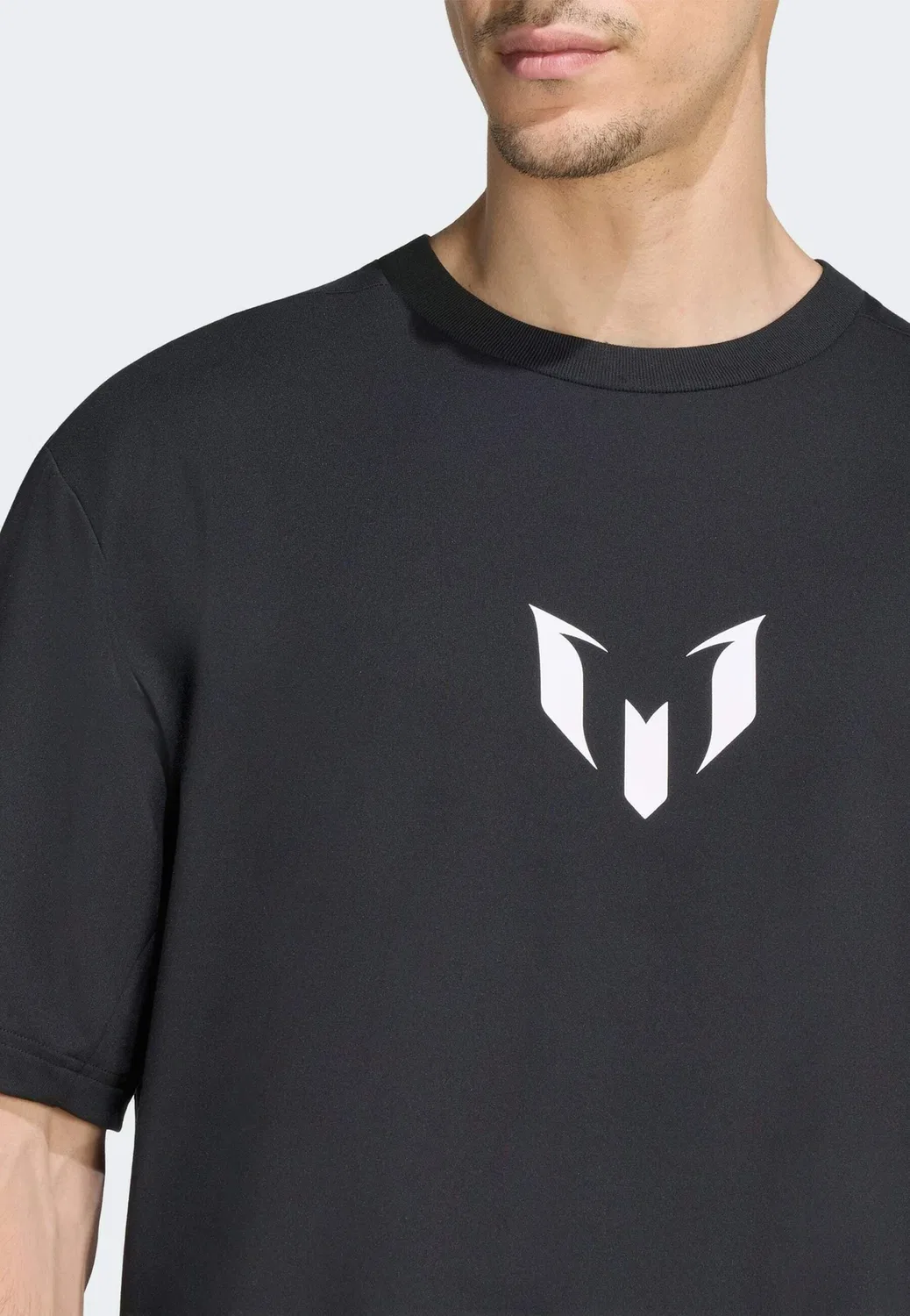 Футболка Messi zne - спортивная футболка Adidas Performance, Black — фото 3
