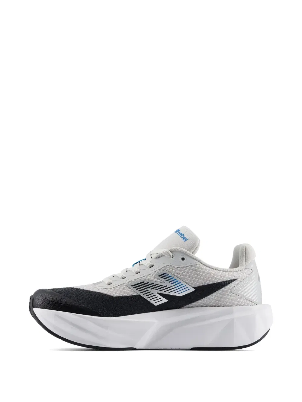 Кроссовки FuelCell Rebel V5 на шнуровке New Balance Kids, серый — фото 4